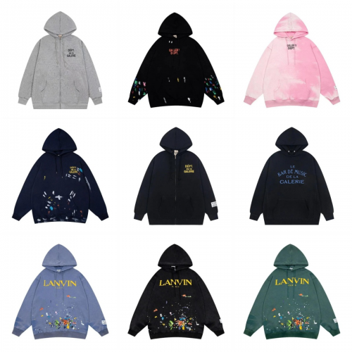 Lanvin Gallery Dept. Paint Splatter Oversized Hoodie Multicolor