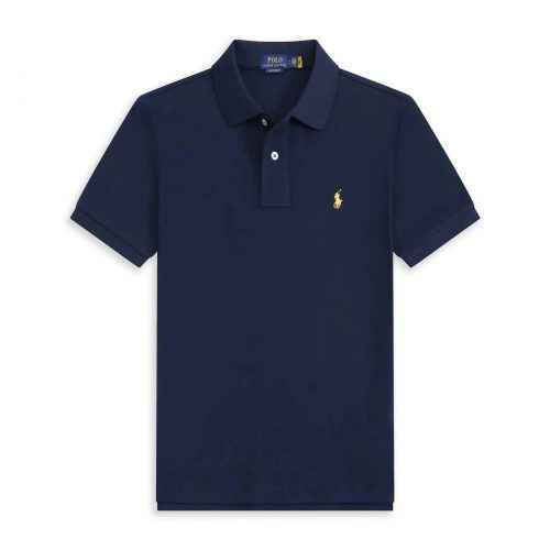 Polo Ralph Lauren PRL Custom Slim Fit Classic Polo Shirt Navy