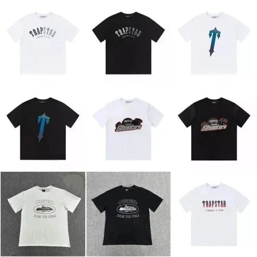 Trapstar Graphic Print Streetwear T-Shirt Black and White