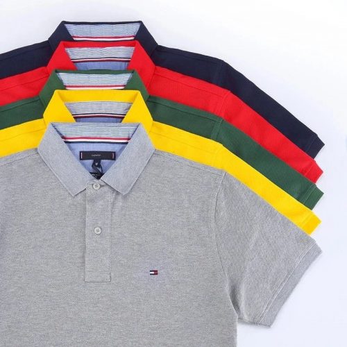 Tommy Hilfiger TH Classic Fit Cotton Polo Shirt Multicolor