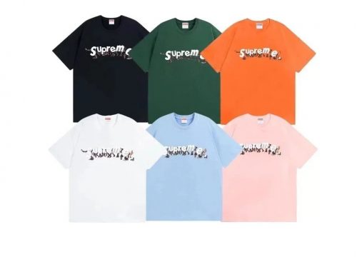 Supreme Puppet Graphic Cotton T-Shirt Multicolor