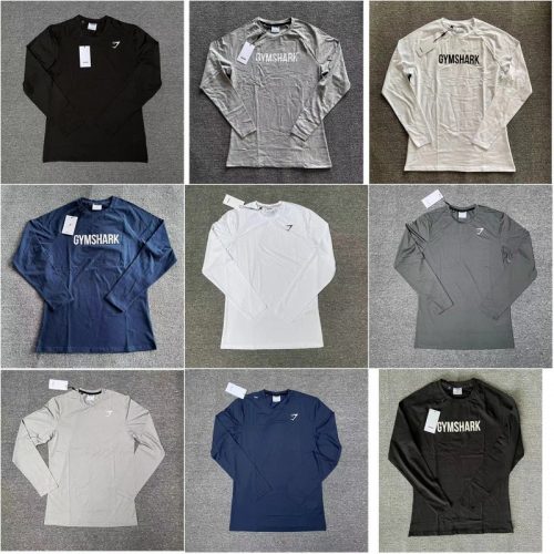 Gymshark Vital Seamless Long Sleeve Athletic T-Shirt Multicolor