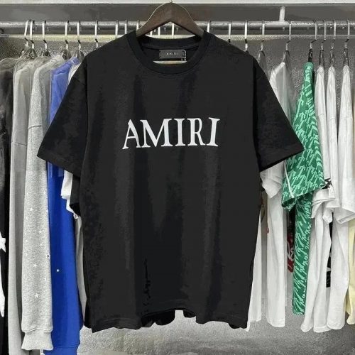 Amiri Core Logo Graphic Cotton T-Shirt Black
