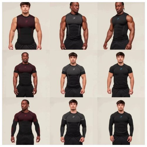 Gymshark Vital Seamless Compression Athletic T-Shirt Black