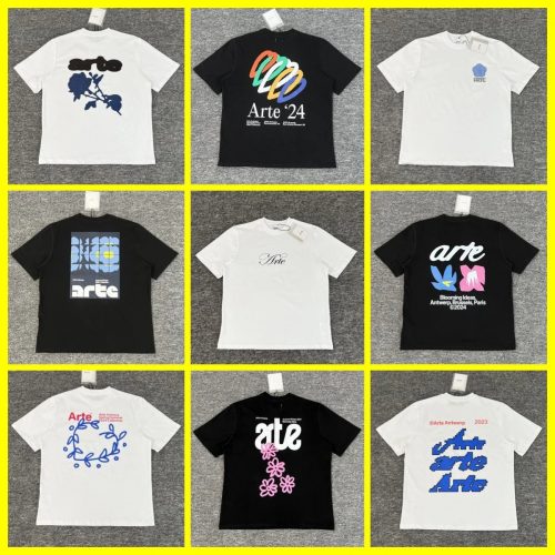 Arte Antwerp Arte Graphic Print Cotton T-Shirt Multicolor