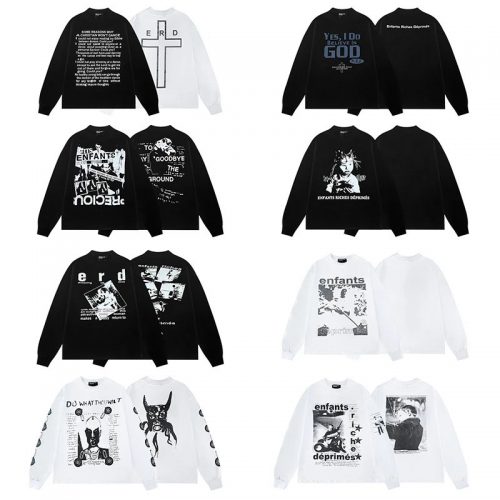 Enfants Riches Déprimés ERD Graphic Print Long Sleeve Shirt Multicolor