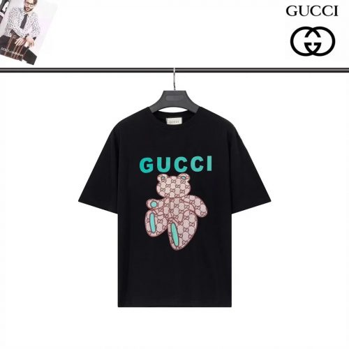 Gucci Teddy Bear Print Graphic Tee Black