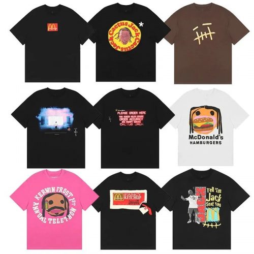 Cactus Jack Travis Scott x McDonald's Graphic Tee Collection Multicolor