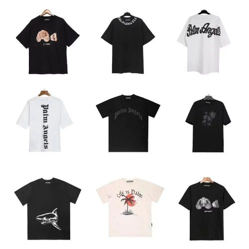 Palm Angels Graphic Print Oversized T-Shirt Multicolor