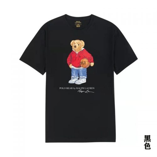 Ralph Lauren Polo Bear Graphic Cotton T-Shirt Black