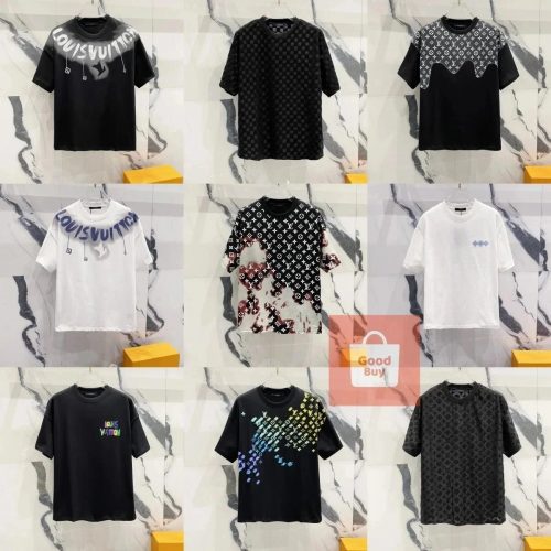 Louis Vuitton LV Monogram Graphic Streetwear T-Shirt Multicolor