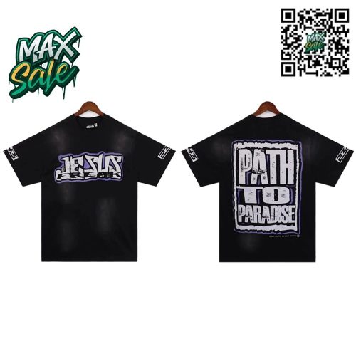 Hellstar Jesus Freak Path To Paradise Graphic Tee Black