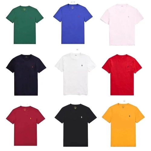 Ralph Lauren RL Classic Fit Crewneck Cotton T-Shirt Multicolor