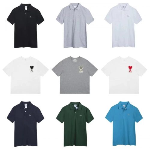 Lacoste Classic Petit Pique Polo Shirt Casual Cotton Multicolor
