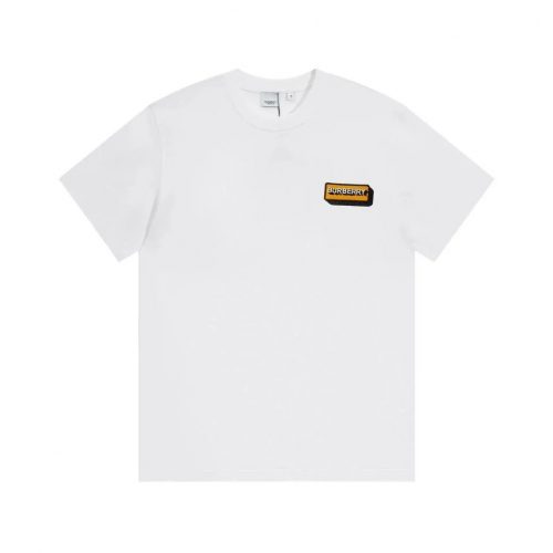 Burberry Patch Detail Cotton T-Shirt White