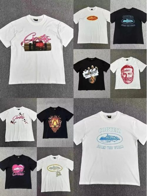 Corteiz Graphic Print Streetwear T-Shirt Multicolor