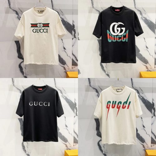 Gucci Graphic Print Oversized Tee Multicolor