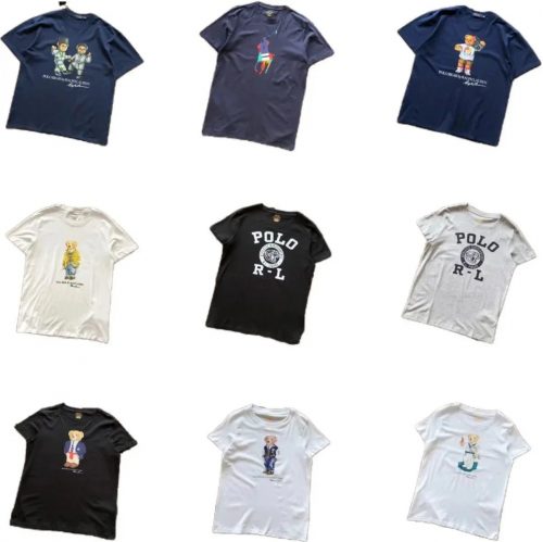 Ralph Lauren Polo Bear Graphic Cotton T-Shirt Multicolor