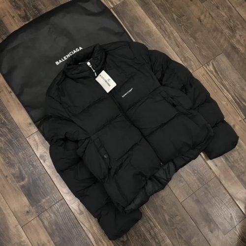 Balenciaga Puffer Jacket Oversized Down Jacket Black