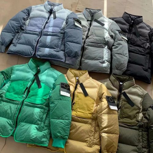 Stone Island Nylon Metal Down Jacket Puffer Jacket Multicolor