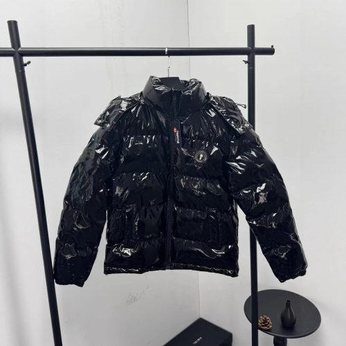 Trapstar Irongate Puffer Shiny Streetwear Jacket Black