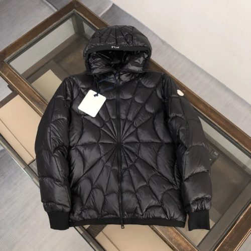 Moncler Spider Web Puffer Jacket Black