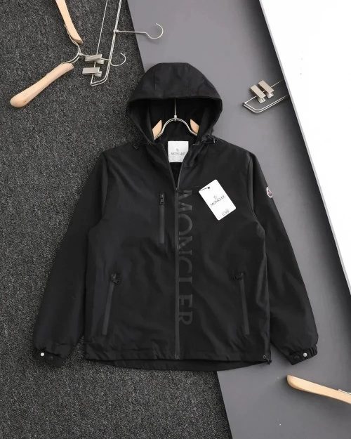 Moncler Windbreaker Lightweight Jacket Black