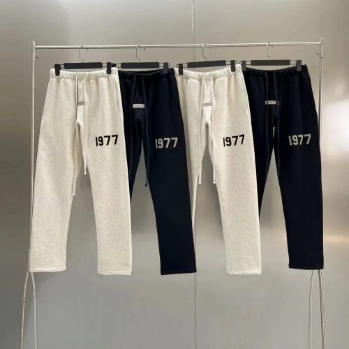 Fear of God Essentials 1977 Casual Sweatpants Black and Beige