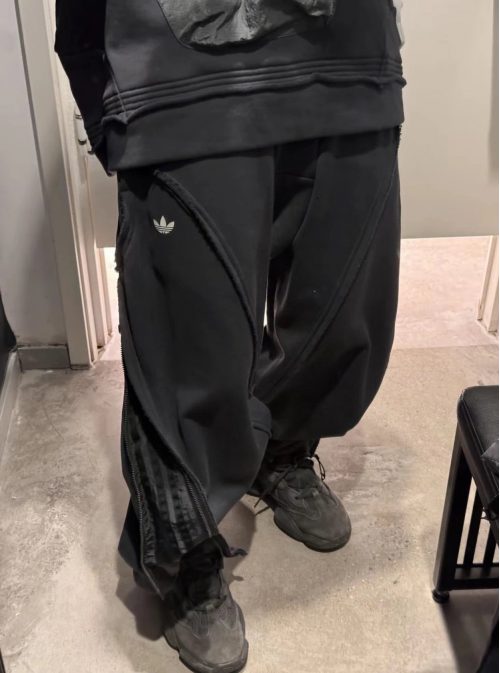Adidas Y-3 Wide Leg Track Pants Black