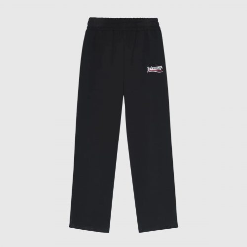 Balenciaga Political Campaign Cotton Sweatpants Black