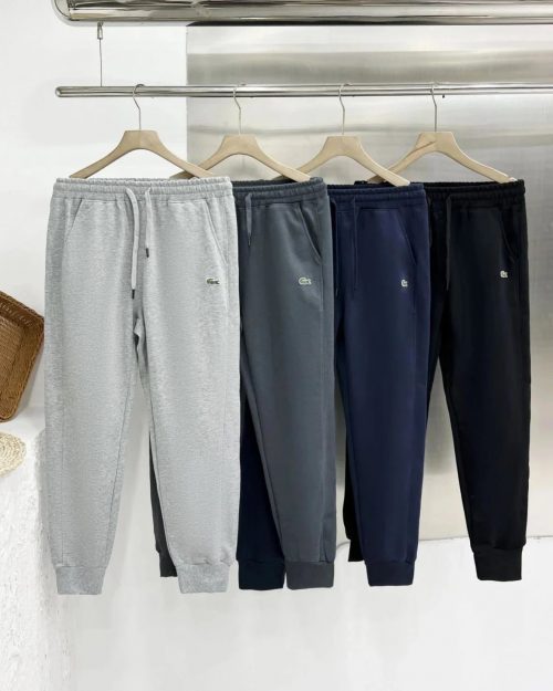 Lacoste Cotton Fleece Joggers Casual Sweatpants Multicolor
