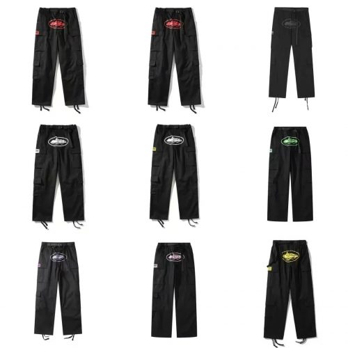 Corteiz Cargo Pants Casual Streetwear Pants Black