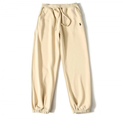 Ralph Lauren RL Pony Embroidery Casual Joggers Beige