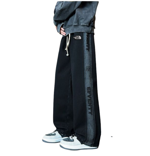 The North Face Wide Leg Sweatpants Casual Pants Black