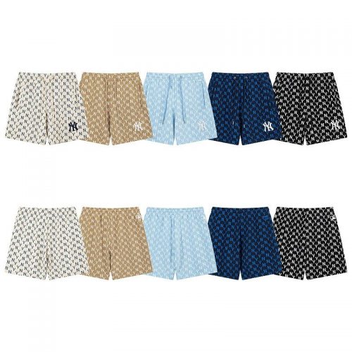 MLB Monogram Print Casual Shorts Multicolor