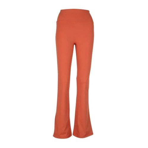 Lululemon Flared Leg Pants Stretchy Comfortable Pants Orange
