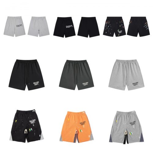 Gallery Dept. Graphic Print Streetwear Shorts Multicolor