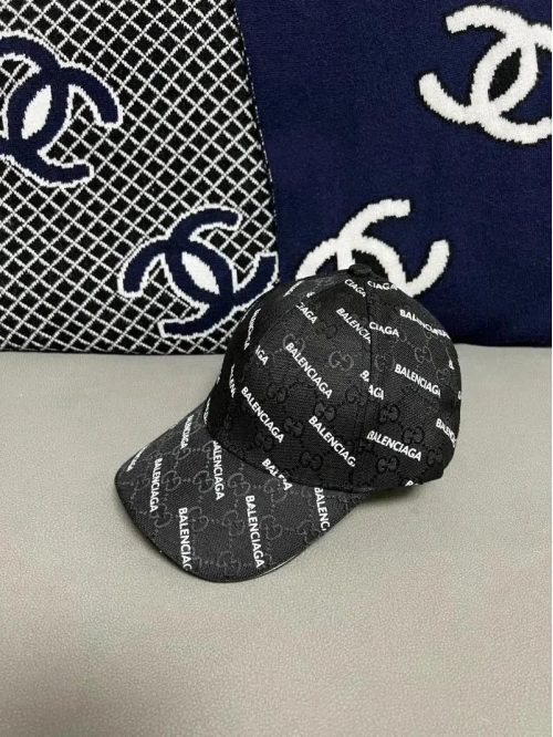 Gucci The Hacker Project Baseball Cap Monogram Streetwear Hat Black