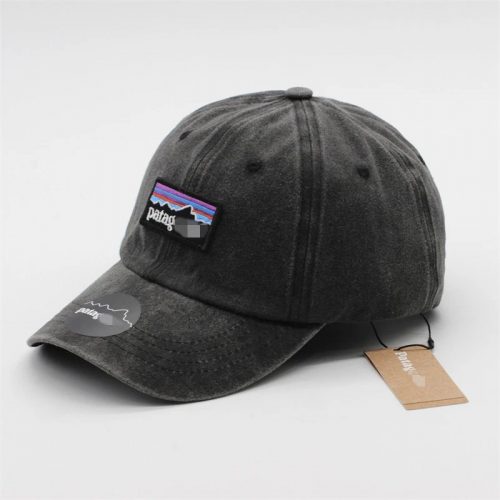 Patagonia P-6 Logo Patch Cap Casual Baseball Cap Black