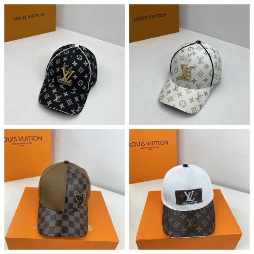 Louis Vuitton LV Monogram and Damier Classic Baseball Cap Multicolor