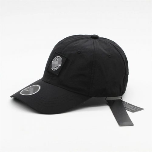 Stone Island Nylon Metal Baseball Cap Black