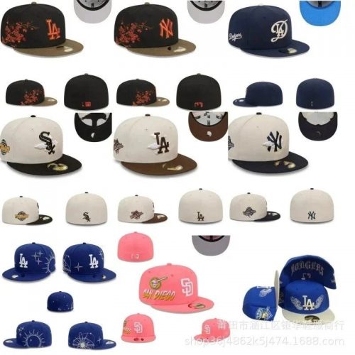 New Era 59FIFTY Fitted Baseball Cap Streetwear Hat Multicolor