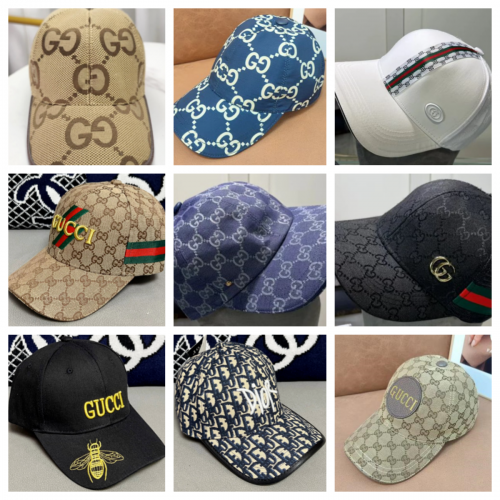 Gucci Monogram Baseball Cap Designer Headwear Multicolor