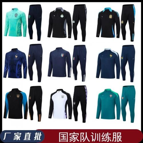 Nike National Team Training Kit Soccer Tracksuit Set Multicolor