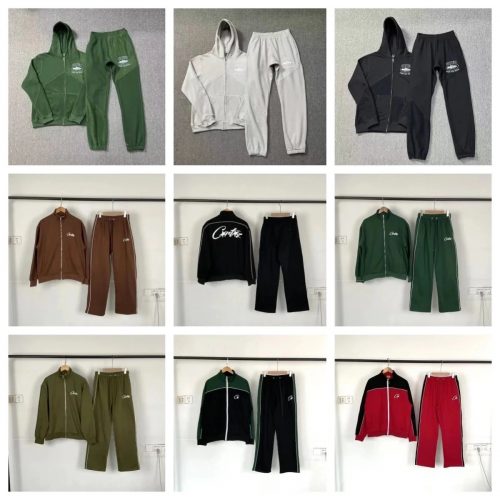 Corteiz CRTZ Rules The World Streetwear Tracksuit Set Multicolor