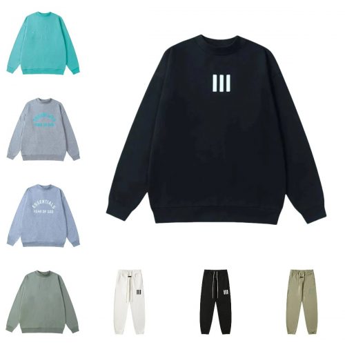 Fear of God FOG Essentials Oversized Sweatshirt and Joggers Set Multicolor