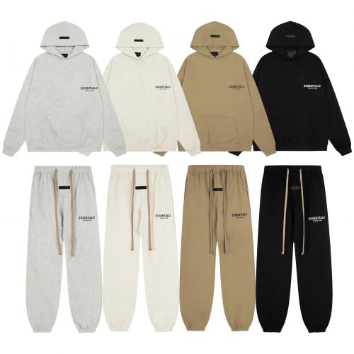 Fear of God Essentials Essentials Tracksuit Set Oversized Streetwear Matching Set Multicolor