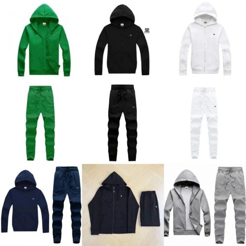 Lacoste Zip-Up Casual Tracksuit Set Multicolor