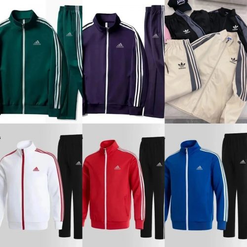 Adidas Three Stripes Classic Tracksuit Set Multicolor