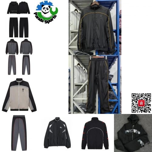 Trapstar Tracksuit Streetwear Matching Set Black